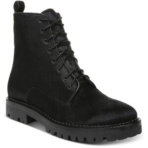 Vince Pony Hair Lace Up Boots